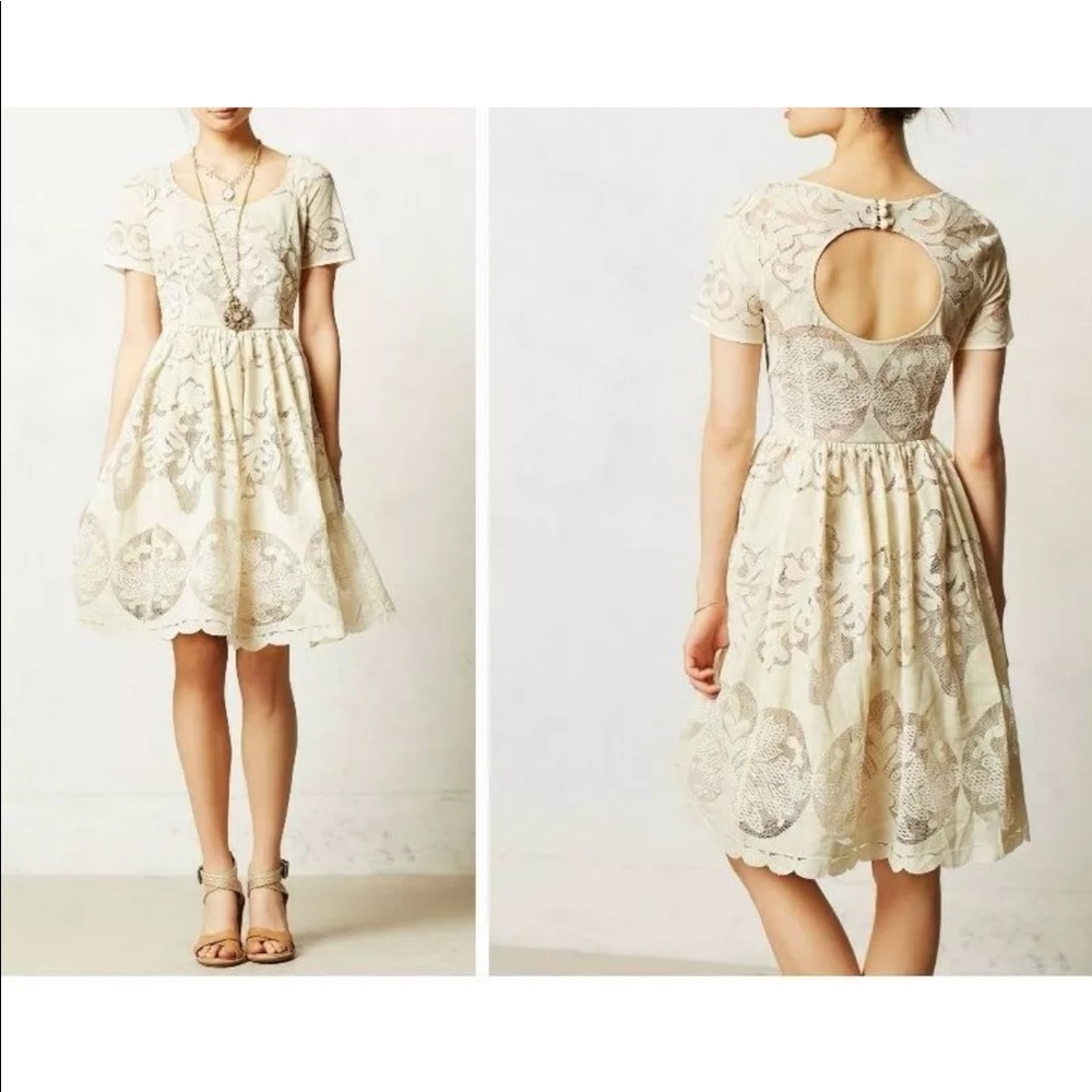Anthropologie, Plenty by Tracy Reese, Ivoire Dress